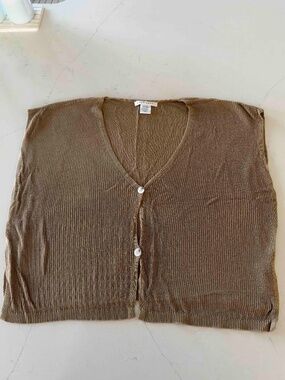 Elle Gray Lay Over Top (Vest) Sz M/L